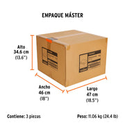 Cubierta para autos grandes, 1.8 x 5.7 x 1.2 m, TRUPER