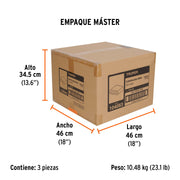 Cubierta para autos medianos, 1.8 x 5.0 x 1.2 m, TRUPER
