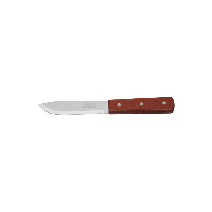Cuchillo cebollero 5' mango de madera, PRETUL