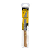 Cuchillo con sierra para asado 5' mango de madera, PRETUL