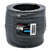 Kilo de cuerda negra de polipropileno 11 mm, carrete 20kg