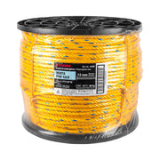 Kilo de cuerda amarilla de polipropileno 13mm, carrete 30kg