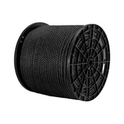 Kilo de cuerda negra de polipropileno 13 mm, carrete 30kg