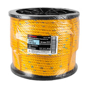 Kilo de cuerda amarilla de polipropileno 16mm, carrete 30kg