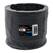 Kilo de cuerda negra de polipropileno 19 mm, carrete 30kg