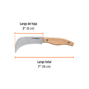 Cuchillo 7' para linóleo, TRUPER