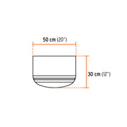 Cubrenuca para casco, naranja con reflejante, TRUPER
