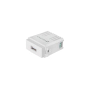 Módulo puerto USB, línea Italiana, color blanco, VOLTECK
