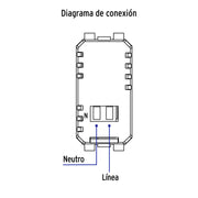 Módulo puerto USB, línea Italiana, color blanco, VOLTECK