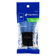 Módulo USB, línea Italiana, color negro, VOLTECK