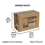 Cutter 9 mm plástico, PRETUL