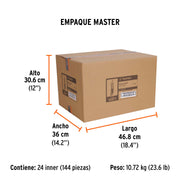 Cutter 9 mm profesional con alma metálica y grip, TRUPER