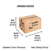 Cutter 18 mm plástico, PRETUL