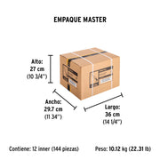 Cutter 18 mm plástico con alma metálica, PRETUL