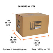 Cutter 18 mm profesional con alma metálica y grip, TRUPER