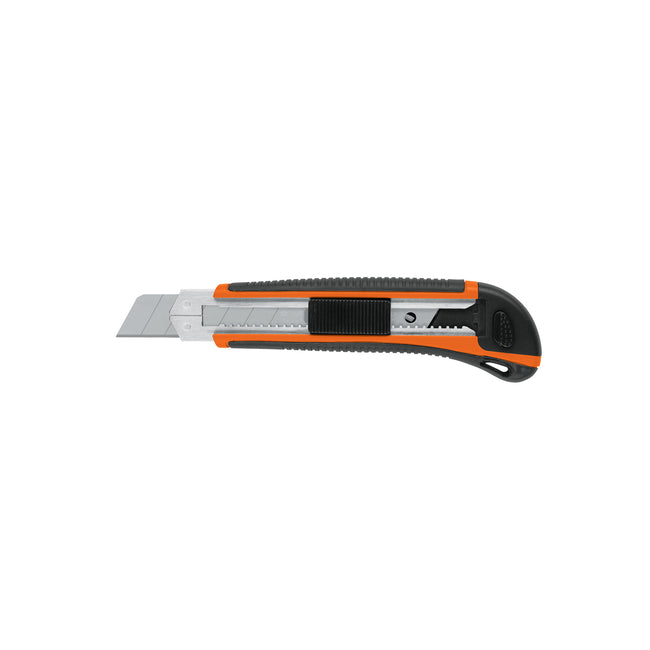 Cutter 25 mm profesional con alma metálica y grip, TRUPER
