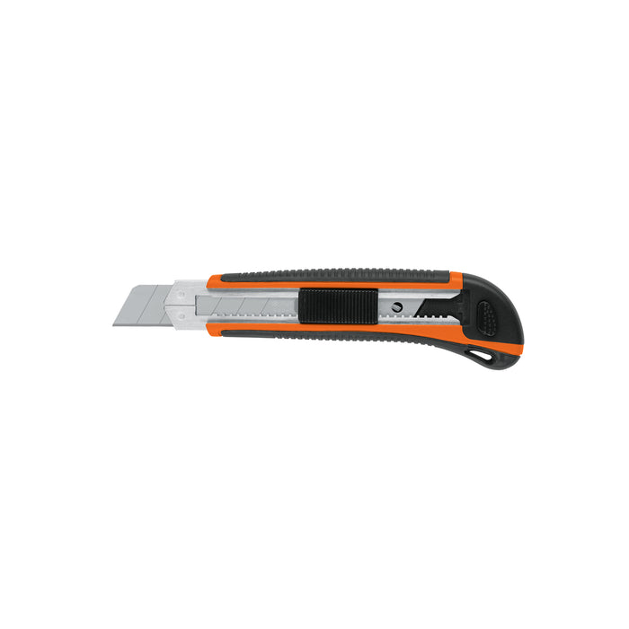 Cutter 25 mm profesional con alma metálica y grip, TRUPER