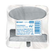 Cubretaladro de acero inoxidable 1-3/4' cromo, FOSET