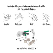 Tubo de 63mm (2') PPR hidráulico, 4m, 5.4kg, FOSET