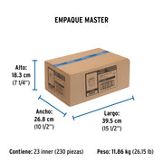 Adaptador PPR 1/2' hembra con inserto metálico, FOSET