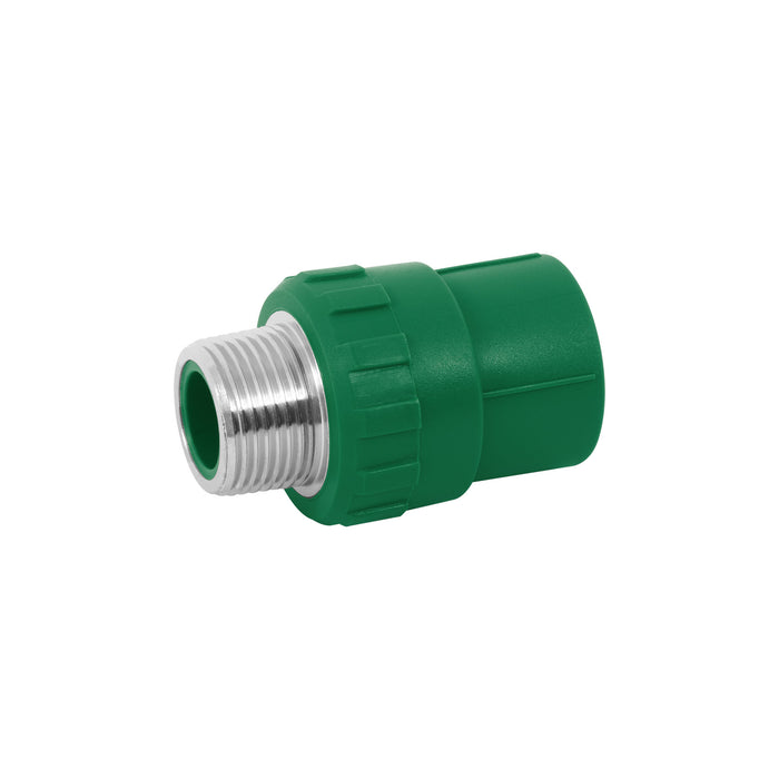 Adaptador PPR 1/2' macho con inserto metálico, FOSET