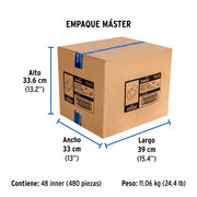 Codo 45° de PPR, 3/4' (25mm), macho-hembra, FOSET