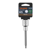 Dado punta larga bristol M5, cuadro 1/2', TRUPER