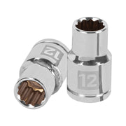 Dado de 12 mm, 12 puntas, cuadro 1/2', TRUPER