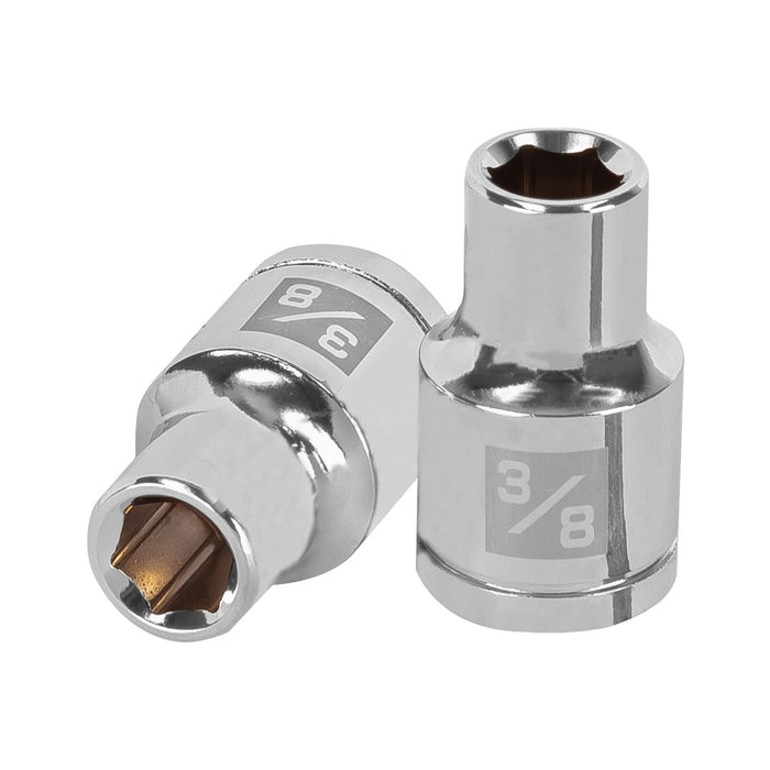 Dado de 3/8', 6 puntas, cuadro 1/2', TRUPER