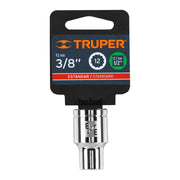 Dado de 3/8', 12 puntas, cuadro 1/2', TRUPER