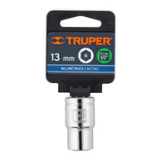 Dado de 13 mm, 6 puntas, cuadro 1/2', TRUPER