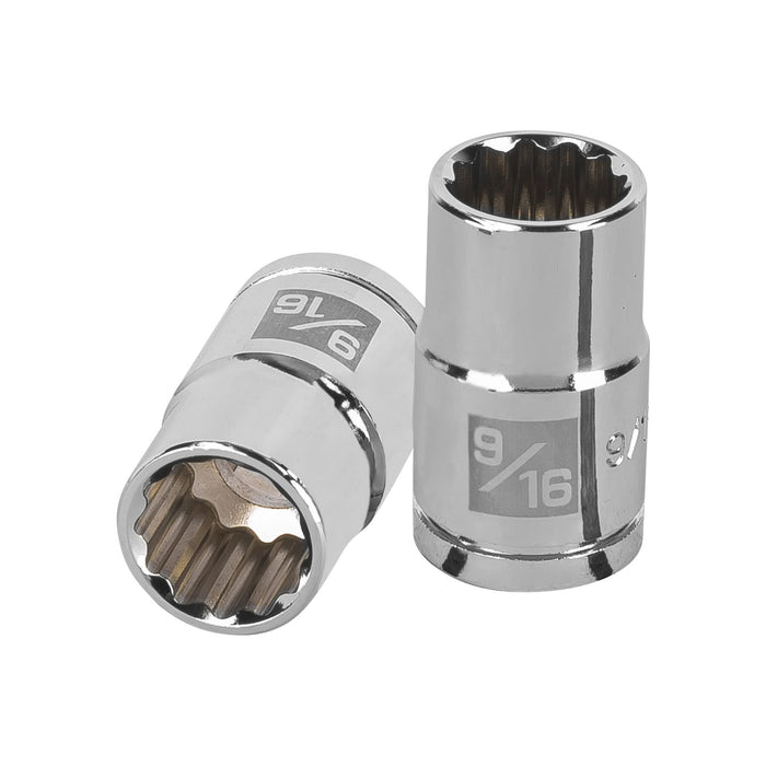 Dado de 9/16', 12 puntas, cuadro 1/2', TRUPER