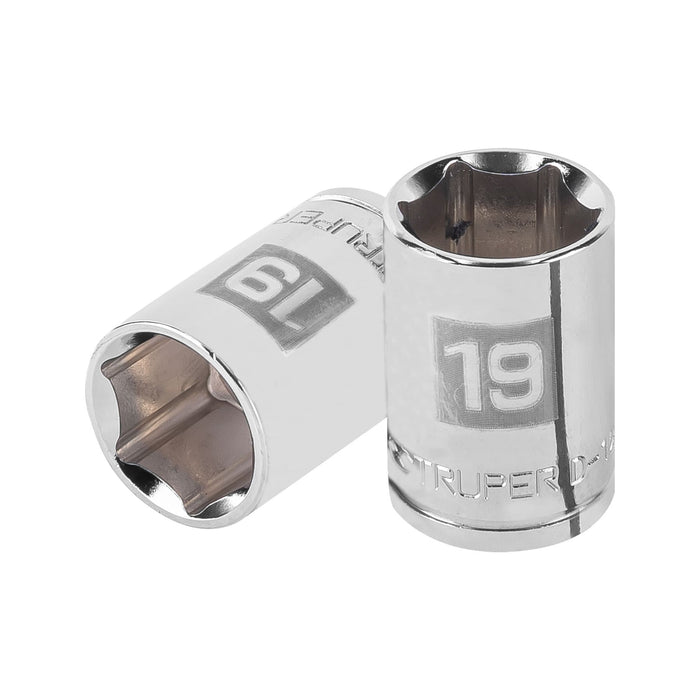 Dado de 19 mm, 6 puntas, cuadro 1/2', TRUPER