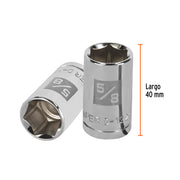 Dado de 5/8', 6 puntas, cuadro 1/2', TRUPER