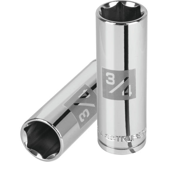 Dado largo de 3/4', 6 puntas, cuadro 1/2', TRUPER