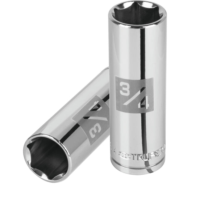 Dado largo de 3/4', 6 puntas, cuadro 1/2', TRUPER