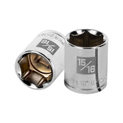 Dado de 15/16', 6 puntas, cuadro 1/2', TRUPER