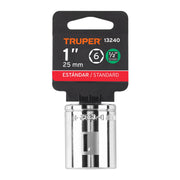 Dado de 1', 6 puntas, cuadro 1/2', TRUPER