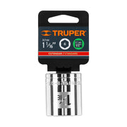 Dado de 1-1/16', 6 puntas, cuadro 1/2', TRUPER