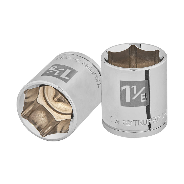 Dado de 1-1/8', 6 puntas, cuadro 1/2', TRUPER
