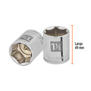 Dado de 1-1/8', 6 puntas, cuadro 1/2', TRUPER