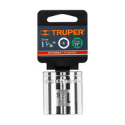 Dado de 1-3/16', 6 puntas, cuadro 1/2', TRUPER