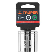 Dado de 1-1/4', 6 puntas, cuadro 1/2', TRUPER