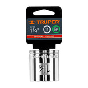 Dado de 1-1/4', 12 puntas, cuadro 1/2', TRUPER