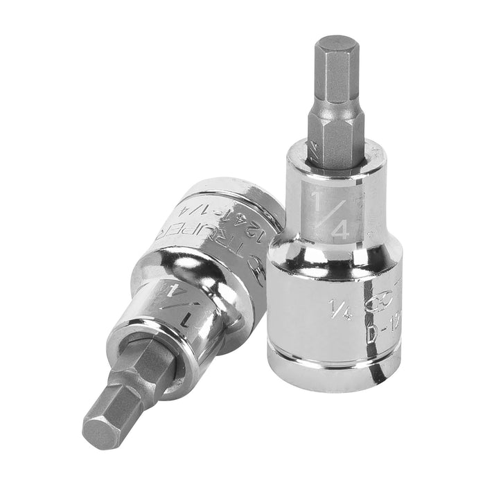 Dado punta hexagonal de 1/4', cuadro 1/2', TRUPER