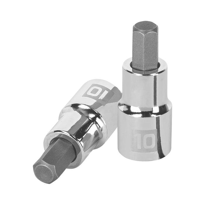 Dado punta hexagonal de 10 mm, cuadro 1/2', TRUPER