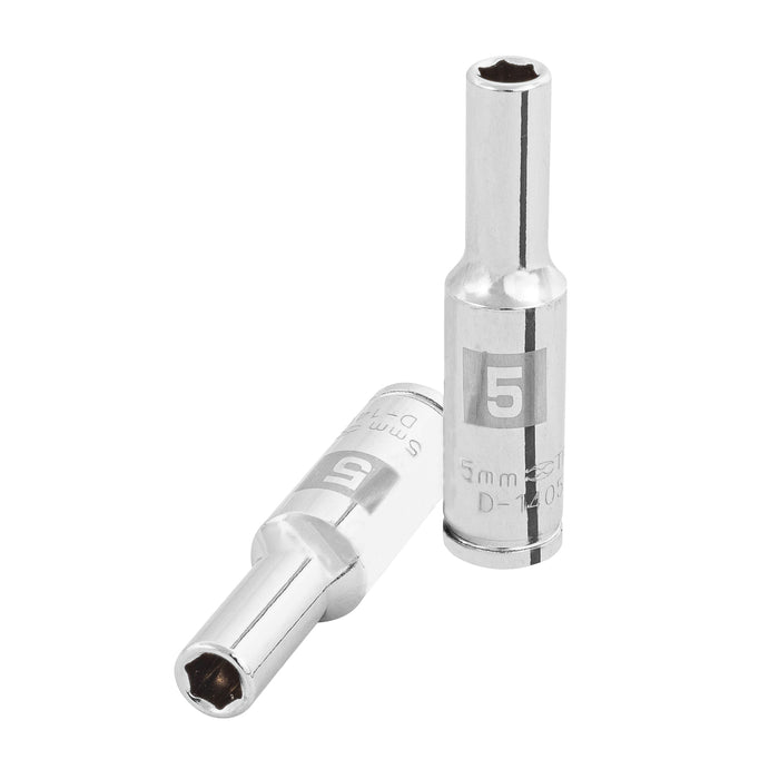 Dado largo de 5 mm, 6 puntas, cuadro 1/4', TRUPER