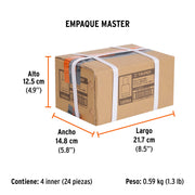 Dado de 5.5 mm, 6 puntas, cuadro 1/4', TRUPER