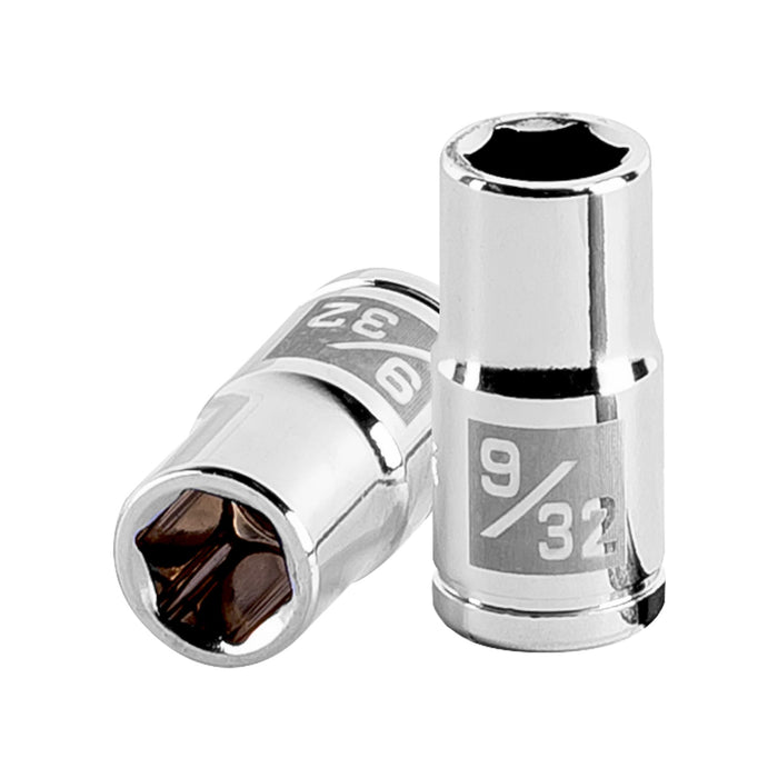 Dado de 9/32', 6 puntas, cuadro 1/4', TRUPER