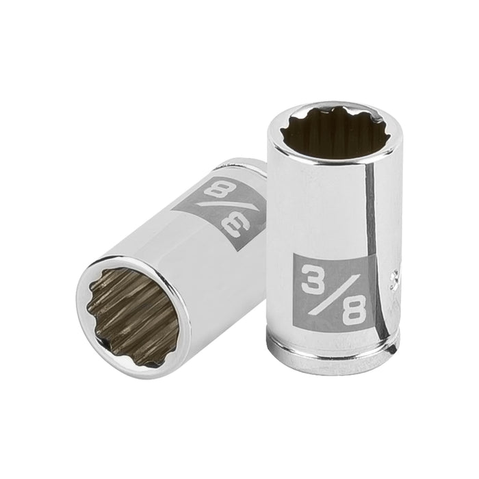 Dado de 3/8', 12 puntas, cuadro 1/4', TRUPER